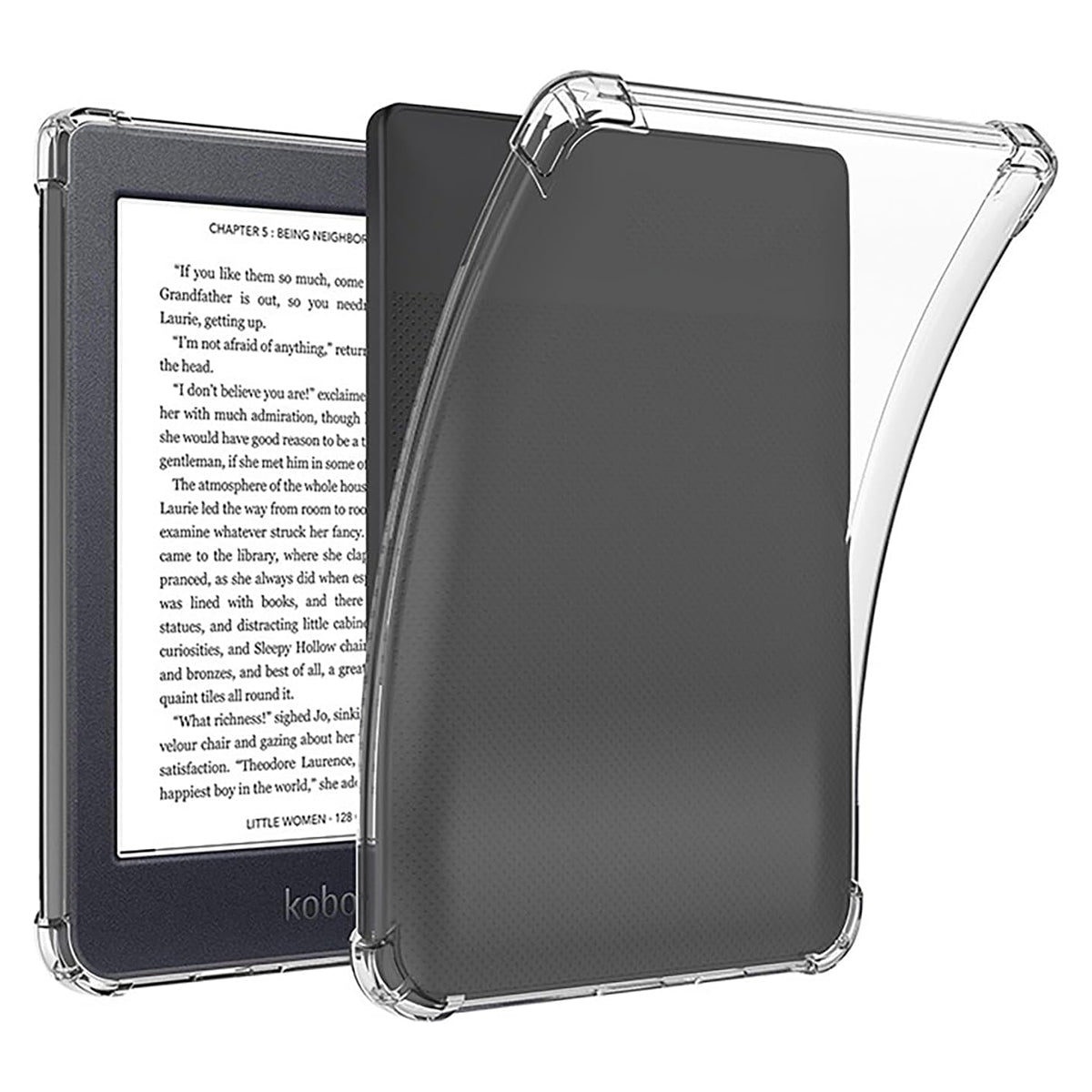 For Kobo Nia (2023) 6-inch Case Four Corner Protection Soft TPU Clear e-Reader Back Cover For Kobo Nia (2023) 6-inch Case Four Corner Protection Soft TPU Clear e-Reader Back Cover
